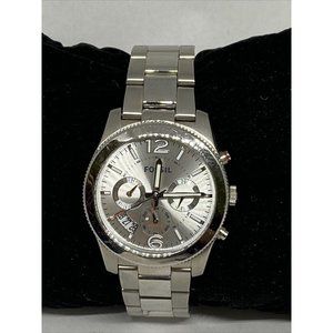 Fossil Perfect Boyfriend ES3883 Women Silver Band